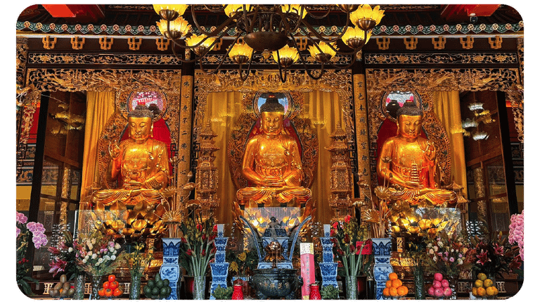 ศาลเจ้าในอำเภอต่างๆ ที่มีพิธีแก้ชงตามประเพณีจีน