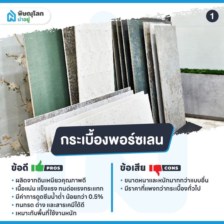 ทริค!! เลือกกระเบื้องจอดรถแบบไหนดีนะ!?