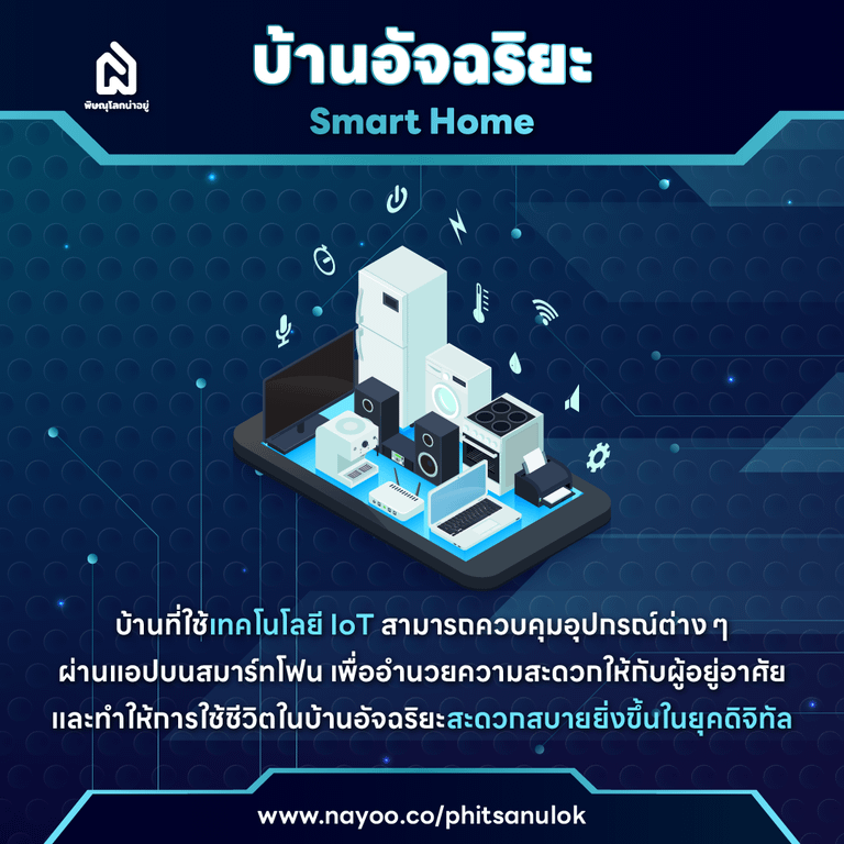 บ้านอัจฉริยะ 5 เทคโนโลยี เพื่อการอยู่อาศัยและใช้ชีวิตที่ง่ายขึ้น